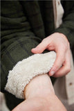 Men’s Flannel Fleece Lined Shirt - Forest Green Black Check (LV15)