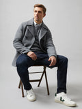 French Connection Double Breasted Pea Coat Grey