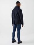 French Connection Double Breasted Layered Pea Coat