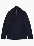 French Connection Double Breasted Layered Pea Coat