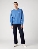 Wrangler Logo Crew Sweat Blue