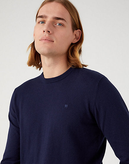 Wrangler Crew Neck Navy