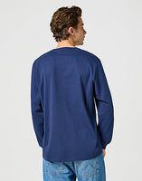 Wrangler Sign Off LS Tee Navy