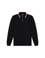 Wrangler LS POLO SHIRT BLACK