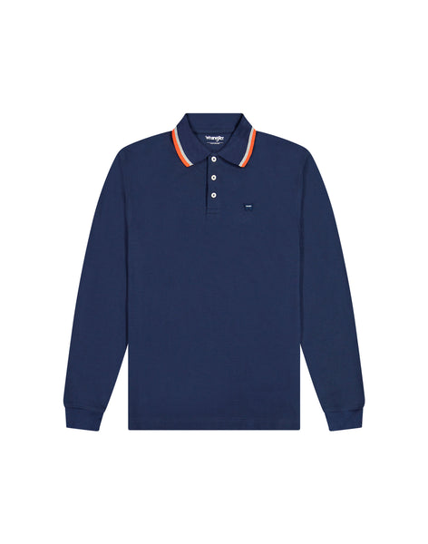 Wrangler LS POLO SHIRT NAVY