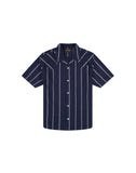 Wrangler  SS Resort Shirt Navy/White