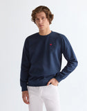 Wrangler Sign Off Crew Sweat Navy