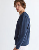 Wrangler Sign Off Crew Sweat Navy