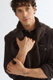 Wrangler Western Shirt Cord Choclate