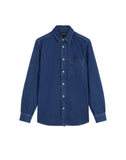 WRANGLER 1 PKT SHIRT DARK WASH