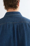 WRANGLER 1 PKT SHIRT DARK WASH