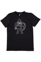 Dave Viking Full Body White on Black