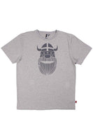 Dane Viking Head Black on Grey