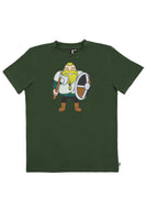 Dave Viking Full Body Colour on Green