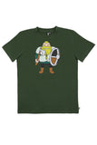 Dave Viking Full Body Colour on Green