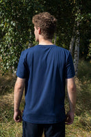 Dane Viking Head White On Navy
