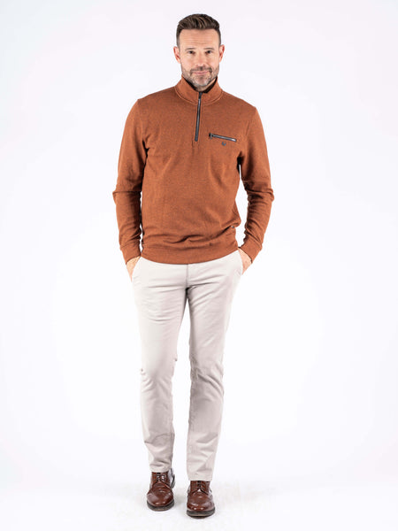 Pre End Alf .25 Zip Sweat Copper