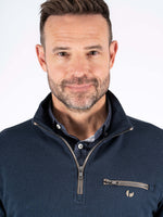 Pre End Alf .25 Zip Sweat Navy