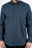 Pre End Morgan Ls Shirt Dark Petrol