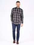 Pre End Rome Ls Shirt Navy/Brown