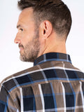 Pre End Rome Ls Shirt Navy/Brown