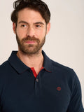 Breakburn Saintbury Pique Polo Navy