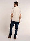 Breakburn Shillingford Retro Stripe polo Beige