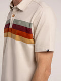 Breakburn Shillingford Retro Stripe polo Beige