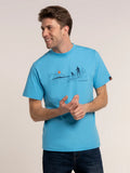 Breakburn  SURFTON T Shirt Blue