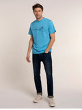 Breakburn  SURFTON T Shirt Blue