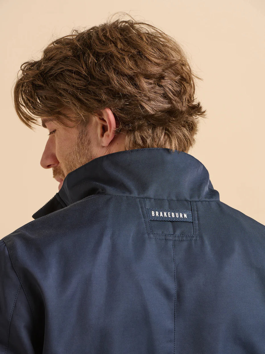 Brakeburn Trench Coat Navy – Geraghty’s Menswear
