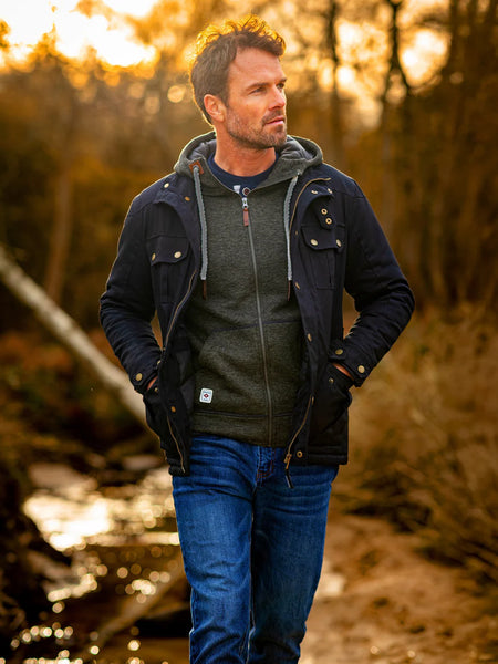 Brakeburn Verwood Waxed Jacket Black