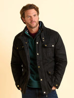 Brakeburn Verwood Waxed Jacket Black