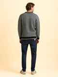 BRAKEBURN ADDLETHORPE CREW NECK NAVY