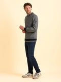 BRAKEBURN ADDLETHORPE CREW NECK NAVY