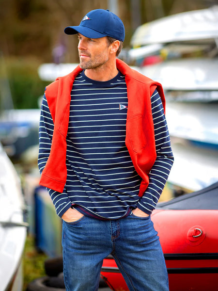 Brakeburn Camewen Long Sleeve Tee Navy