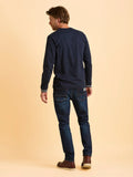 Brakeburn Cheddleton  Ls  Tee Navy