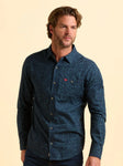 Breakburn Birne Print Shirt Navy