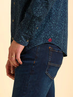 Breakburn Birne Print Shirt Navy