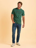 BRAKEBURN DOLTON TEE GREEN