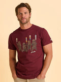 BRAKEBURN TALLOW TEE BURGUNDY