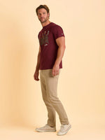 BRAKEBURN TALLOW TEE BURGUNDY