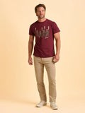 BRAKEBURN TALLOW TEE BURGUNDY
