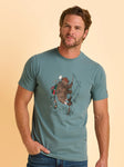 BRAKEBURN TATTERFORD TEE GREEN