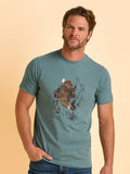BRAKEBURN TATTERFORD TEE GREEN