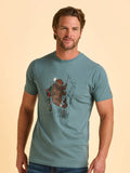 BRAKEBURN TATTERFORD TEE GREEN