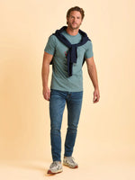 BRAKEBURN TATTERFORD TEE GREEN