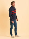 BRAKEBURN ALUM 1/4 ZIP SWEAT Navy