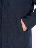 Pre End Easton Wool Coat Navy