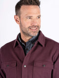Pre End Jester Overshirt Merlot